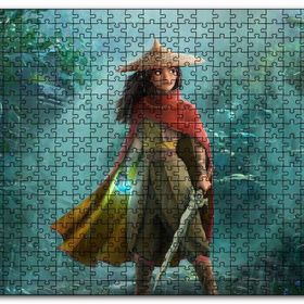 Cakapuzzle Raya ve Son Ejderha Ormanda Görseli Mdf 500 Parça Puzzle