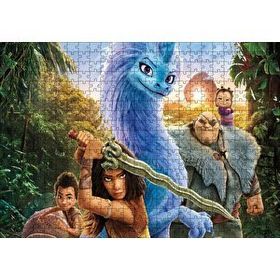 Cakapuzzle Raya ve Son Ejderha Savunmada Görseli 120 Parça Ahşap Puzzle