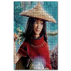 Cakapuzzle Raya ve Son Ejderha Sihir Görseli Ahşap 1000 Parça Puzzle