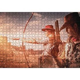 Cakapuzzle Red Dead Redemption Oyun Posteri Mdf 500 Parça Puzzle