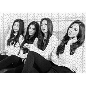 Cakapuzzle Red Velvet Siyah Beyaz 120 Parça Ahşap Puzzle