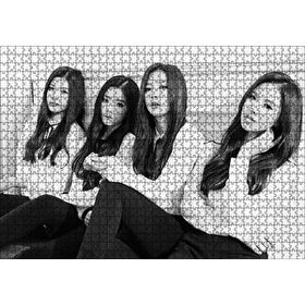 Cakapuzzle Red Velvet Siyah Beyaz 120 Parça Ahşap Puzzle