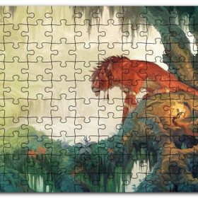 Cakapuzzle Red Xııı Final Fantasy Animasyon Orman Görseli Mdf 255 Parça Puzzle