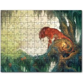 Cakapuzzle Red Xııı Final Fantasy Animasyon Orman Görseli Mdf 255 Parça Puzzle