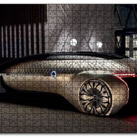 Cakapuzzle Renault Ez Ultimo Elektrikli Araç Mdf 120 Parça Puzzle