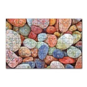Cakapuzzle Rengarenk Deniz Taşları 120 Parça Ahşap Puzzle