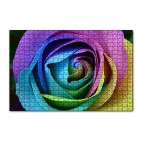 Cakapuzzle Rengarenk Gül Yakın Çekim 120 Parça Ahşap Puzzle