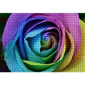 Cakapuzzle Rengarenk Gül Yakın Çekim 120 Parça Ahşap Puzzle