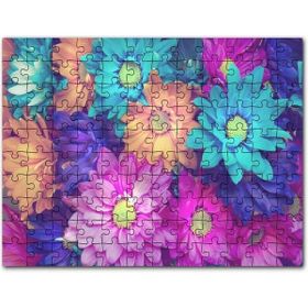 Cakapuzzle Rengarenk Taç Yapraklı Çiçekler Bir Arada 500 Parça Puzzle