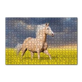 Cakapuzzle Rengi At Çiçekler Arasında Koşarken120 Parça Puzzle