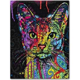 Cakapuzzle Renklerin Dansı Kedi Yüzü 120 Parça Puzzle