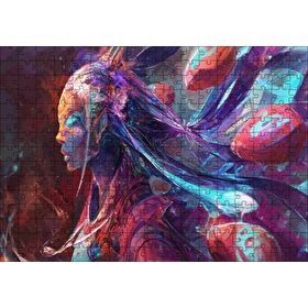 Cakapuzzle Renklerin Kızı Dijital Görsel 120 Parça Ahşap Puzzle