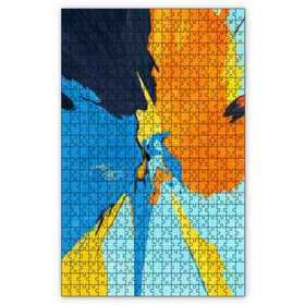 Cakapuzzle Renklerin Patlaması Turuncu Mavi Sarı Ahşap 255 Parça Puzzle