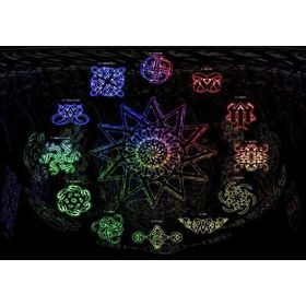 Cakapuzzle Renklerle Burç Sembolleri 120 Parça Ahşap Puzzle