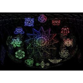 Cakapuzzle Renklerle Burç Sembolleri 120 Parça Ahşap Puzzle