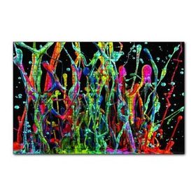 Cakapuzzle Renkli Boya Damlaları 120 Parça Ahşap Puzzle