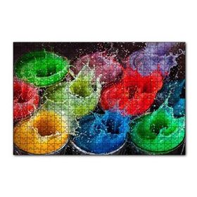 Cakapuzzle Renkli Damlalar Patlıyor 120 Parça Ahşap Puzzle