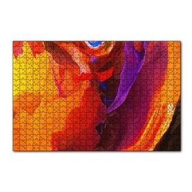 Cakapuzzle Renkli Fırça Darbeleri 120 Parça Ahşap Puzzle