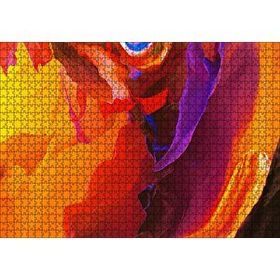 Cakapuzzle Renkli Fırça Darbeleri 120 Parça Ahşap Puzzle