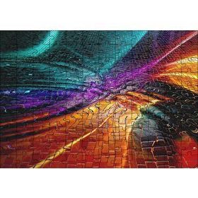 Cakapuzzle Renkli Gradyanlar ve Yansımaları 120 Parça Ahşap Puzzle