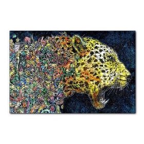 Cakapuzzle Renkli Karışık Objelerden Oluşan Leopar 120 Parça Ahşap Puzzle