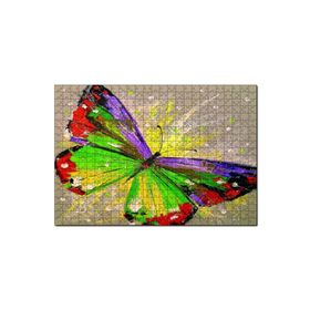 Cakapuzzle Renkli Kelebek Yaplıboya Ahşap 500 Parça Puzzle