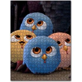 Cakapuzzle Renkli Kuşlar Karikatürü Görseli 255 Parça Puzzle