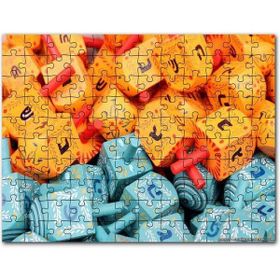 Cakapuzzle Renkli ve Harfli Minik Topaçlar Mdf 255 Parça Puzzle