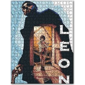 Cakapuzzle Retro Leon Afişi Baskılı Görsel 1000 Parça Puzzle