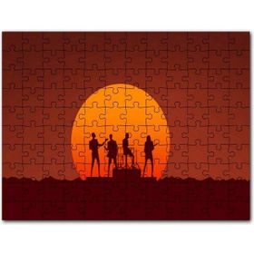 Cakapuzzle Retro Tarzı Daft Punk Müzik Görseli Mdf 1000 Parça Puzzle