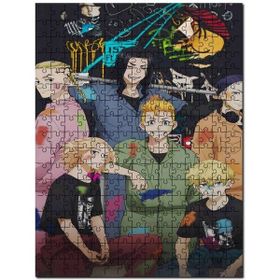 Cakapuzzle Revengers Majiro Sano Mikeyt Draken Danga Mdf 120 Parça Puzzle