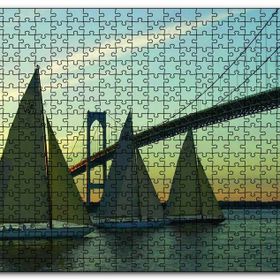 Cakapuzzle Rhode Island Köprü Yelkenliler Mdf 255 Parça Puzzle