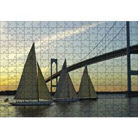 Cakapuzzle Rhode Island Köprü Yelkenliler Mdf 255 Parça Puzzle