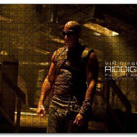 Cakapuzzle Riddick Vin Diesel Görseli Mdf 1000 Parça Puzzle