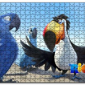 Cakapuzzle Rio Macerası Papağanlar Mdf 1000 Parça Puzzle