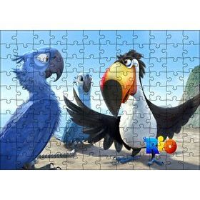 Cakapuzzle Rio Macerası Papağanlar Mdf 120 Parça Puzzle