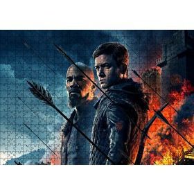Cakapuzzle Robin Hood Taron Eggerton Ahşap 500 Parça Puzzle