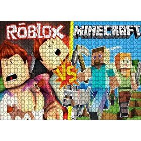 Cakapuzzle Roblox Ve Minecraft Çizgi Film Görseli 120 Parça Ahşap Puzzle