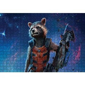 Cakapuzzle Rocket Racoon Galaksiler Fatihi Ahşap 500 Parça Puzzle