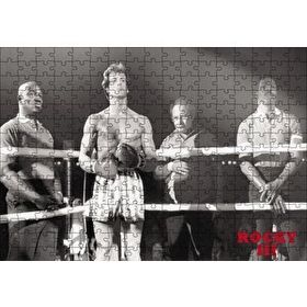 Cakapuzzle Rocky 3 Sylvester Stallone Ring SB 120 Parça Ahşap Puzzle