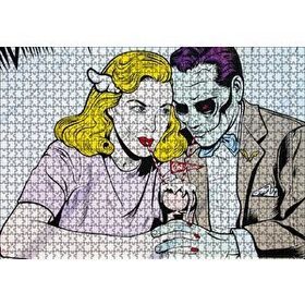 Cakapuzzle Romantik Çizgi Romanlar Ahşap 1000 Parça Puzzle