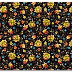 Cakapuzzle Rus Stili Çiçek Desenleri Mdf 1000 Parça Puzzle