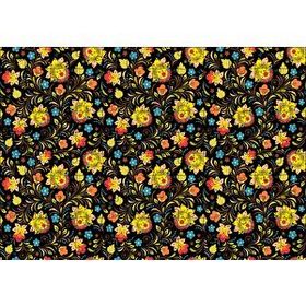 Cakapuzzle Rus Stili Çiçek Desenleri Mdf 120 Parça Puzzle