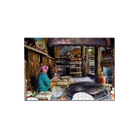 Cakapuzzle Sacda Ekmek Yapan Kadınlar 255 Parça Puzzle