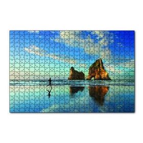 Cakapuzzle Sahilde Koşma Zamanı 120 Parça Ahşap Puzzle