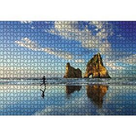 Cakapuzzle Sahilde Koşma Zamanı Ahşap 1000 Parça Puzzle