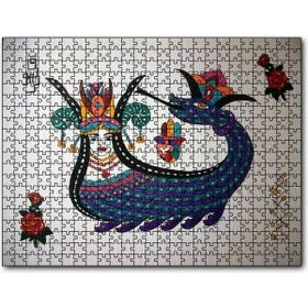 Cakapuzzle Şahmeran Çizimi 120 Parça Puzzle