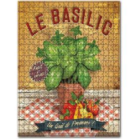 Cakapuzzle Saksıda Fesleğen ve Domates Biber Görseli Ahşap 1000 Parça Puzzle