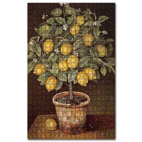 Cakapuzzle Saksıda Limon Ağacı Resm Görseli Ahşap 1000 Parça Puzzle
