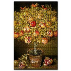 Cakapuzzle Saksıdaki Olgun Narlar Görseli Ahşap 255 Parça Puzzle